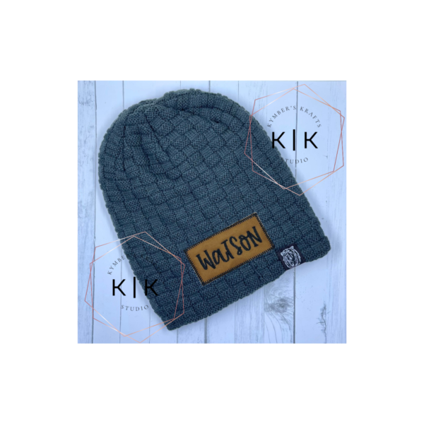 Men Knit Hat - Grey / one-size
